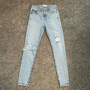 AGOLDE Sophie Distressed Jeans Size 24